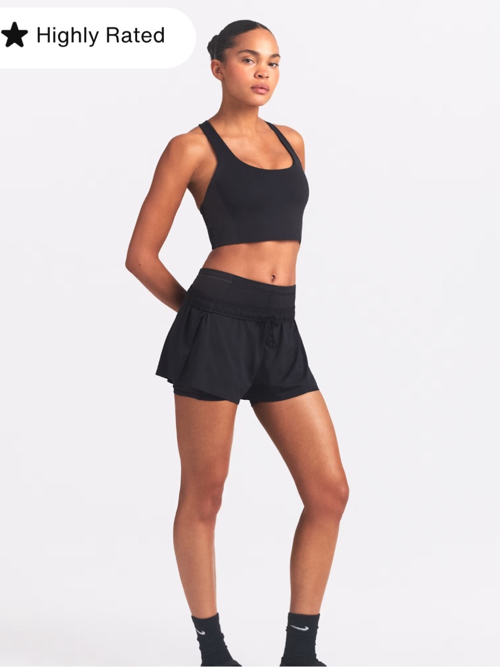 NikeSkims NWT Airy Obsidian Mini Shorts Sz Small